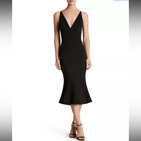 Dress the Population Dresses & Skirts - Dress the Population Black Midi Dress